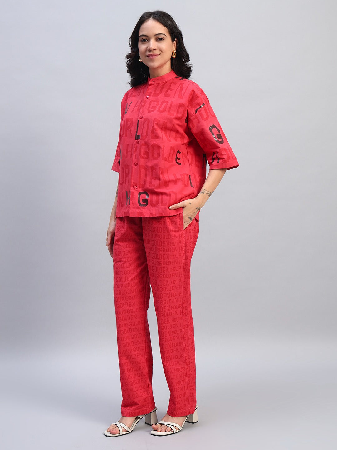 Red Rush Monogram Co-ord