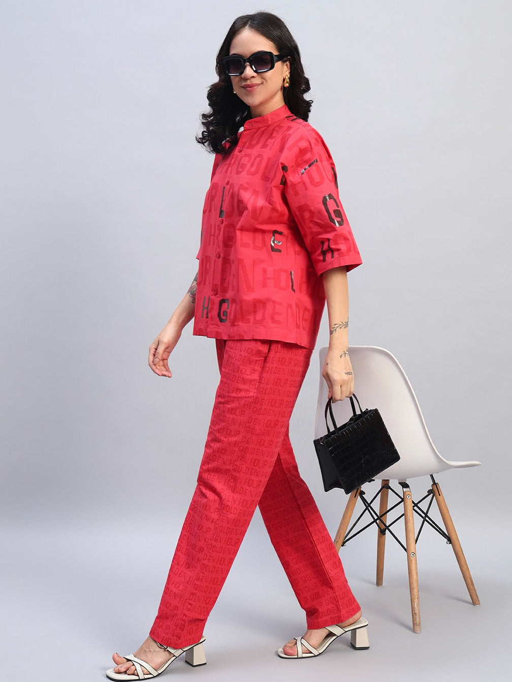 Red Rush Monogram Co-ord